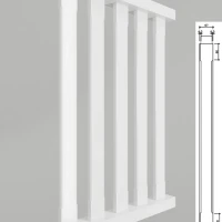 SP-I traphekwerk balustrade 67 x 22 mm