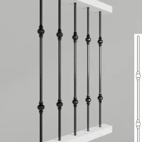 SP-P1 traphekwerk balustrade smeedijzer rond 14 mm